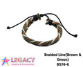 Braided Line(Brown and Green) - B574-6