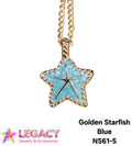 Golden Starfish(Blue) - N561-5