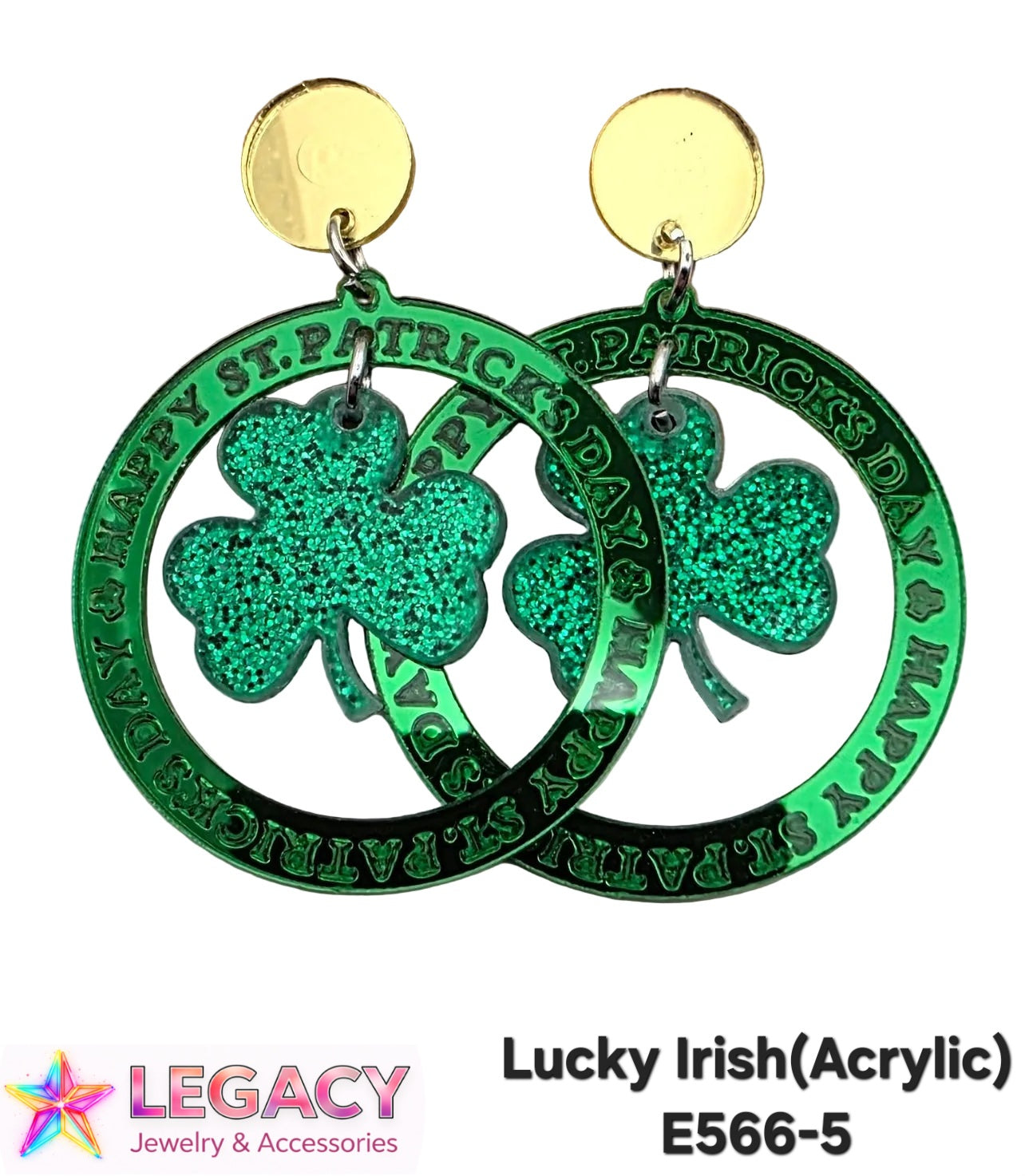 Lucky Irish(Acrylic) - E566-5