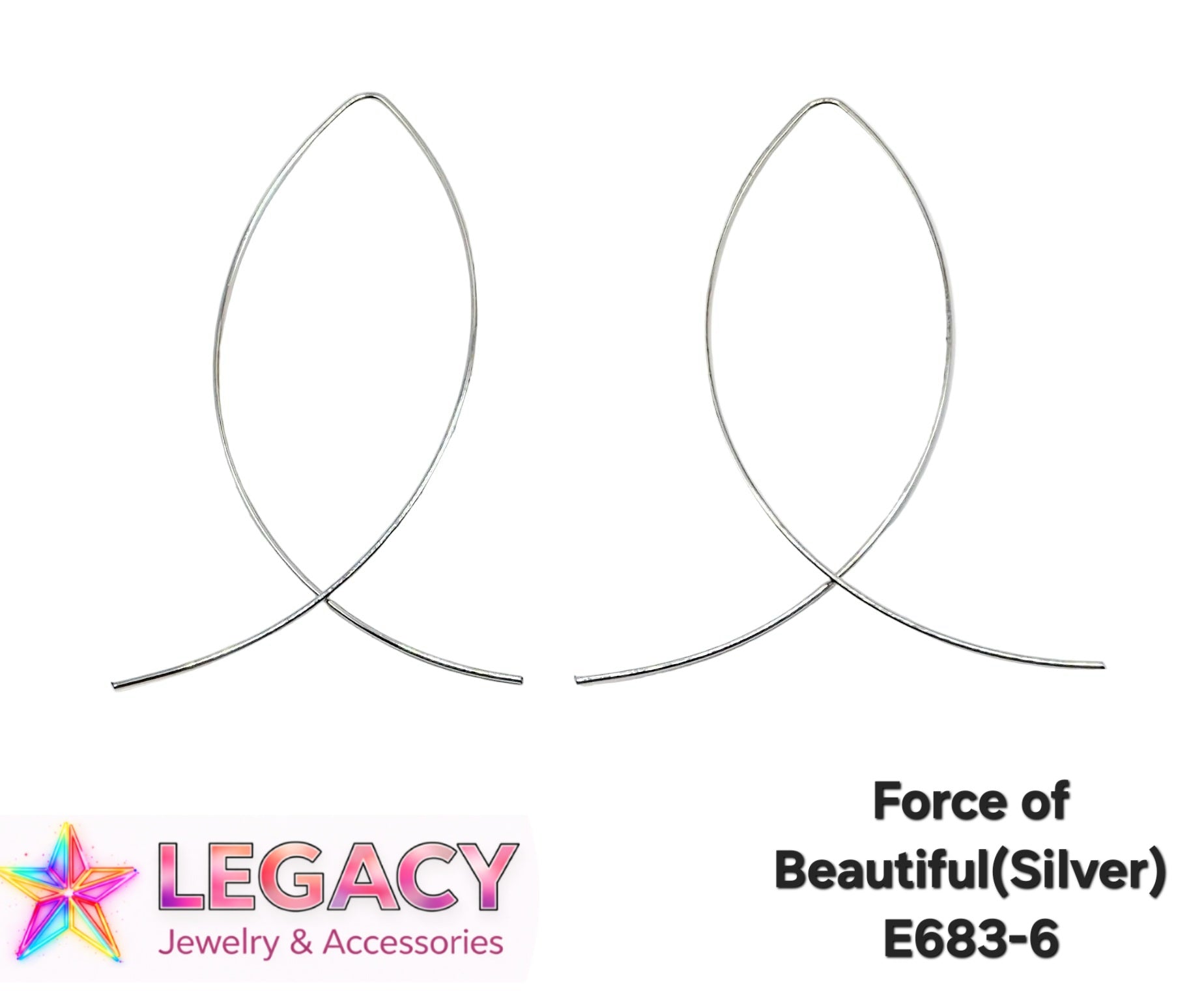Force of Beautiful(Silver) - E683-6