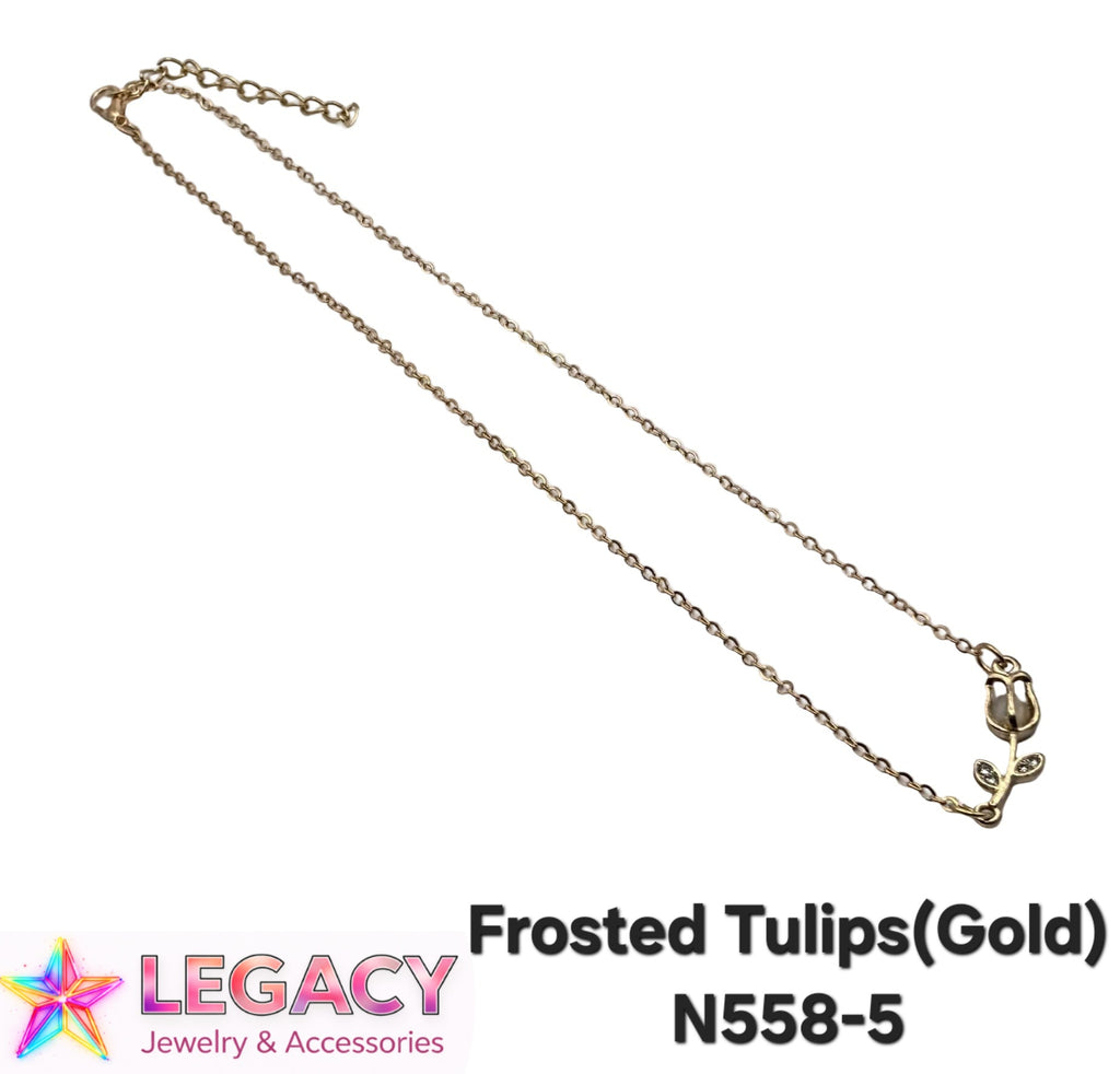 Frosted Tulips(Gold) - N558-5