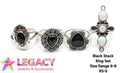 Black Stack(Ring Set) - Size Range 6-8 - R5-5