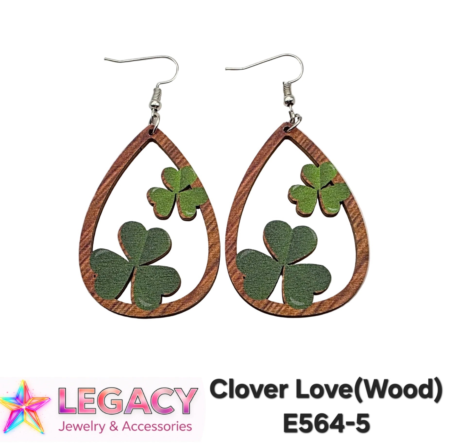 Clover Love(Wood) - E564-5