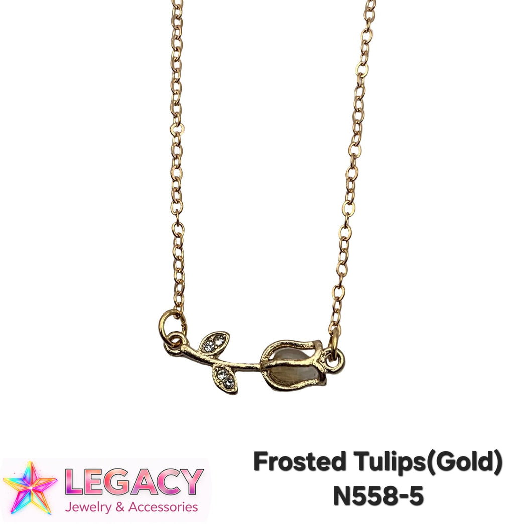 Frosted Tulips(Gold) - N558-5