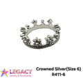 Crowned Silver(Size 6) - R411-6