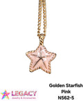 Golden Starfish(Pink) - N562-5